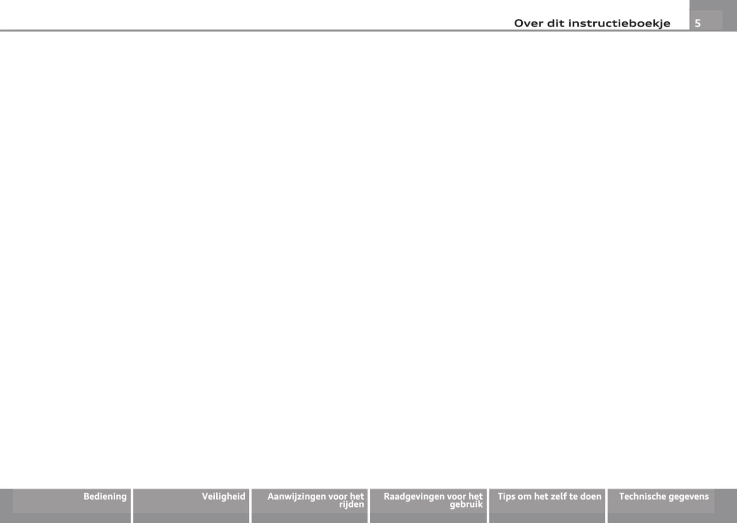 2008-2013 Audi A3 Gebruikershandleiding | Nederlands