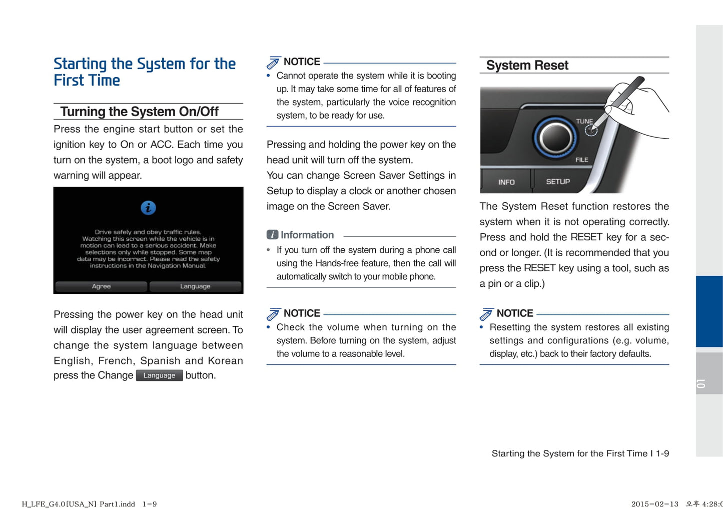 Hyundai Sonata Hybrid Multimedia System Gebruikershandleiding 2014 - 2017