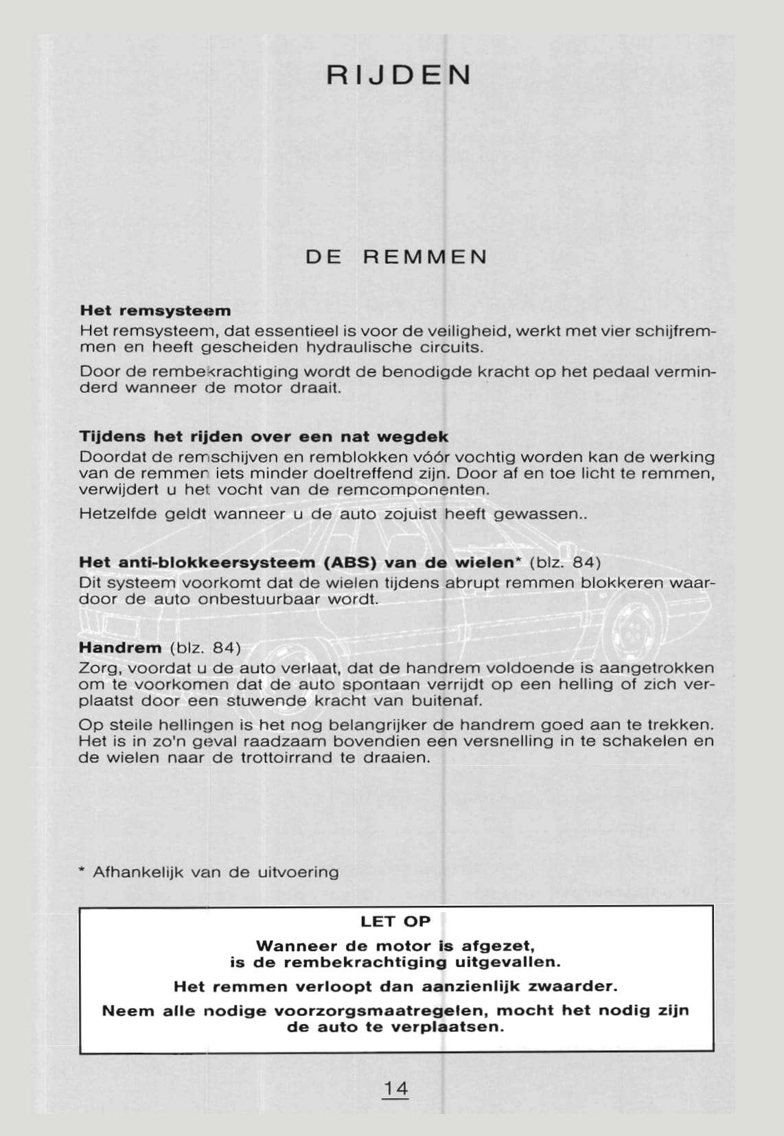 1997-1998 Citroën XM Bedienungsanleitung | Niederländisch