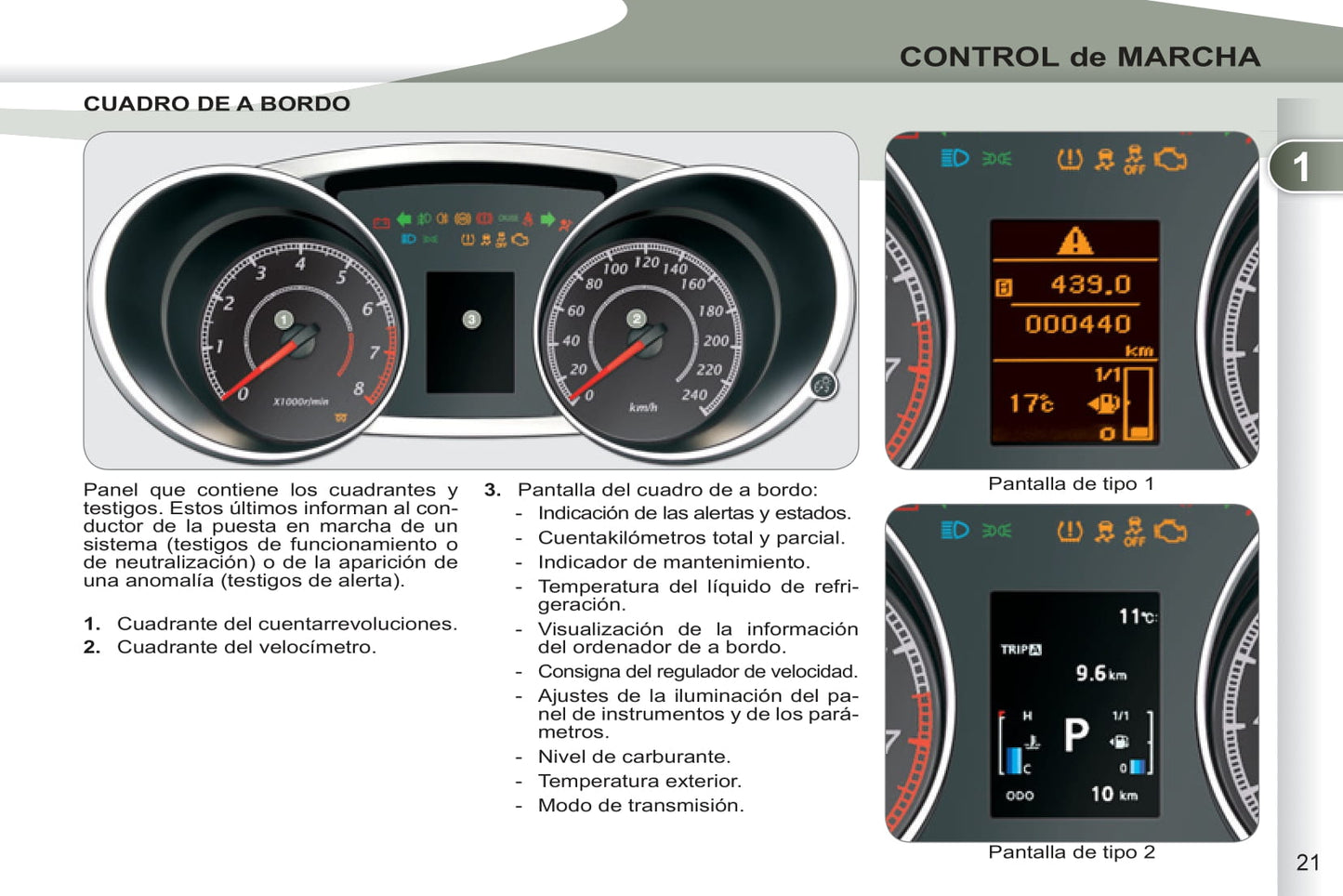 2011-2012 Peugeot 4007 Bedienungsanleitung | Spanisch
