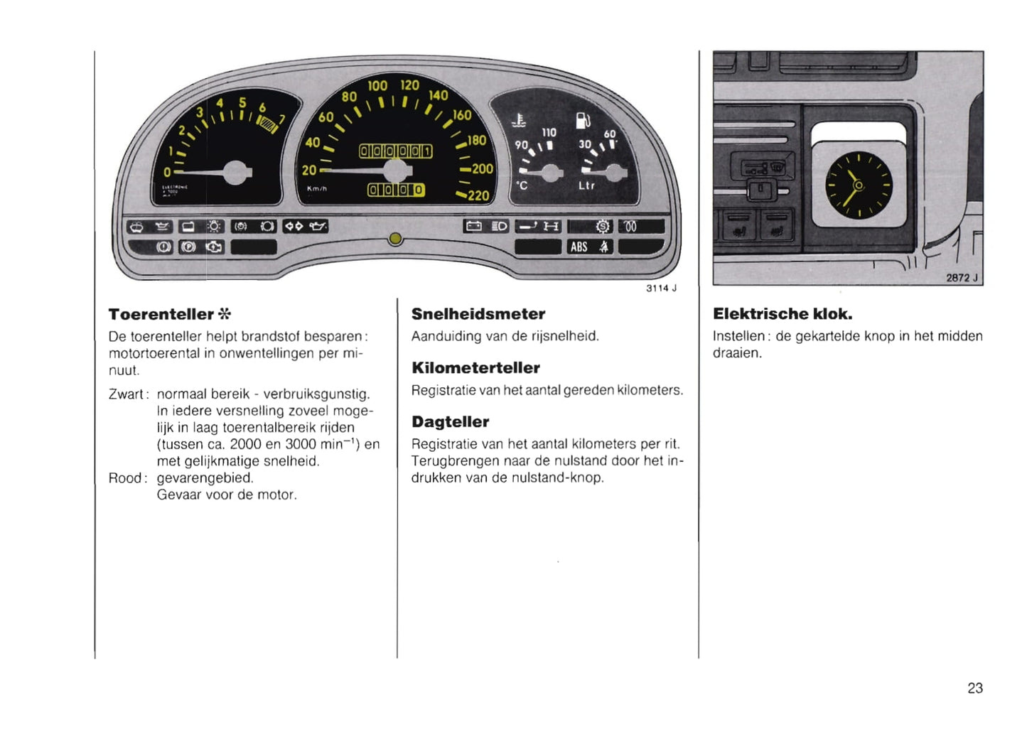 1988-1992 Opel Vectra Gebruikershandleiding | Nederlands
