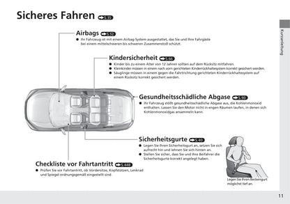 2016-2017 Honda Civic Sedan Gasoline Gebruikershandleiding | Duits