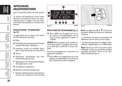 2009-2010 Fiat Bravo Bedienungsanleitung | Französisch