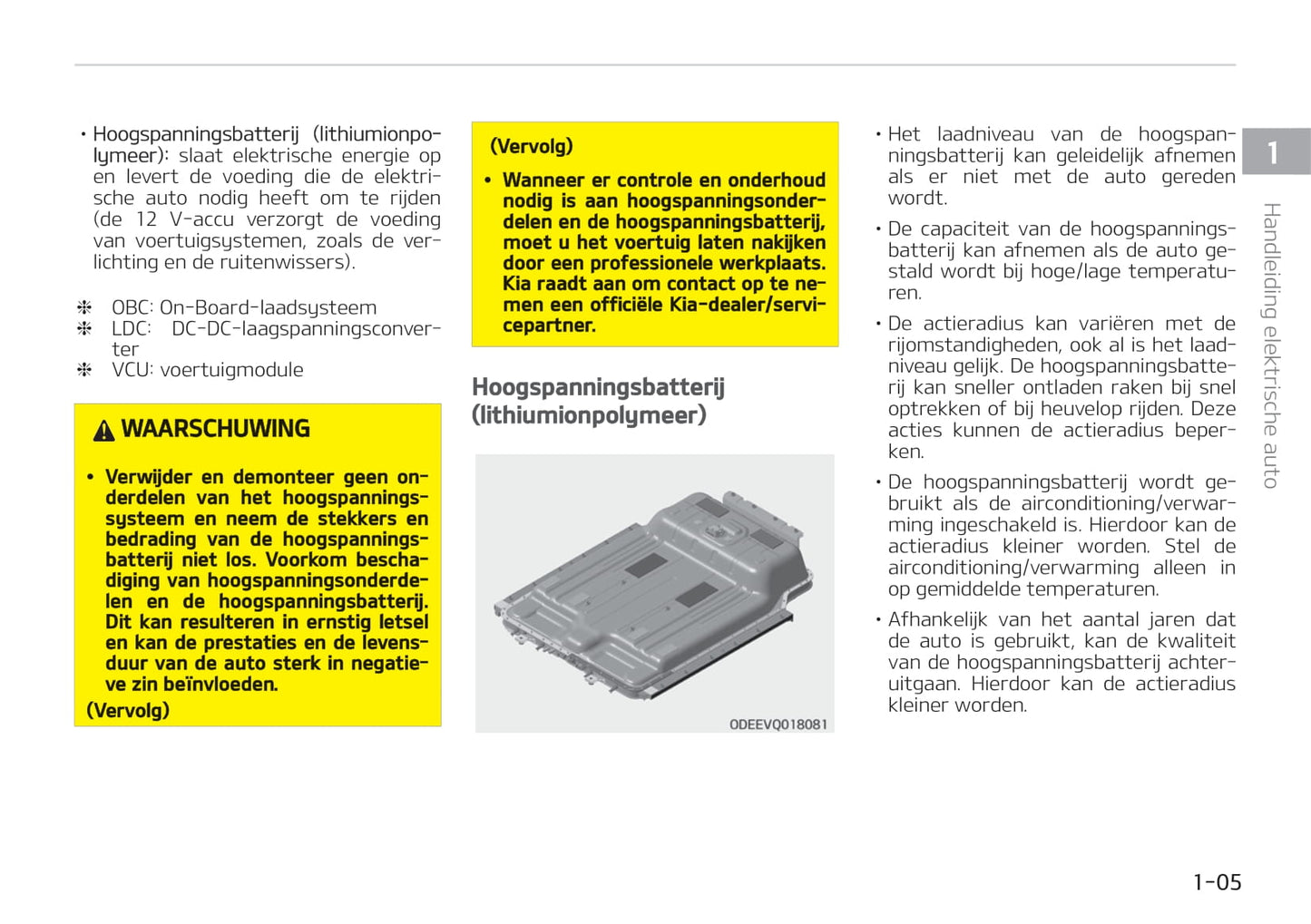 2019-2020 Kia e-Soul Owner's Manual | Dutch