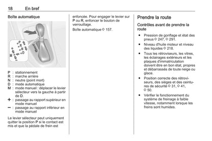 2017-2018 Opel Astra Owner's Manual | French