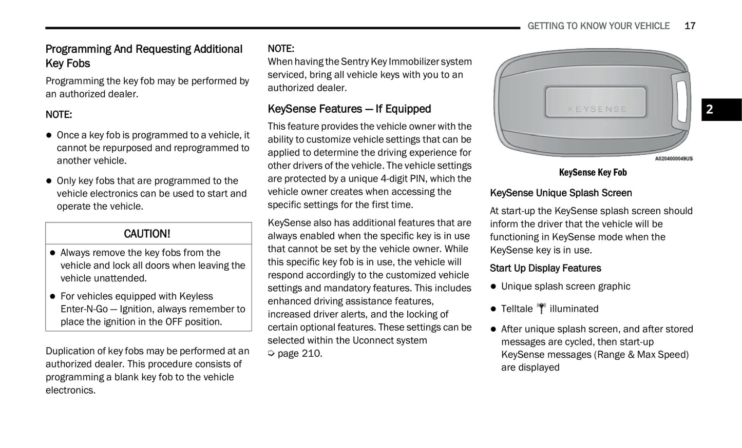 2021 Chrysler Pacifica Owner's Manual | English