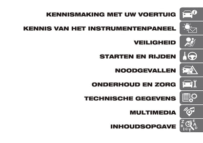 2019-2020 Fiat Ducato Gebruikershandleiding | Nederlands