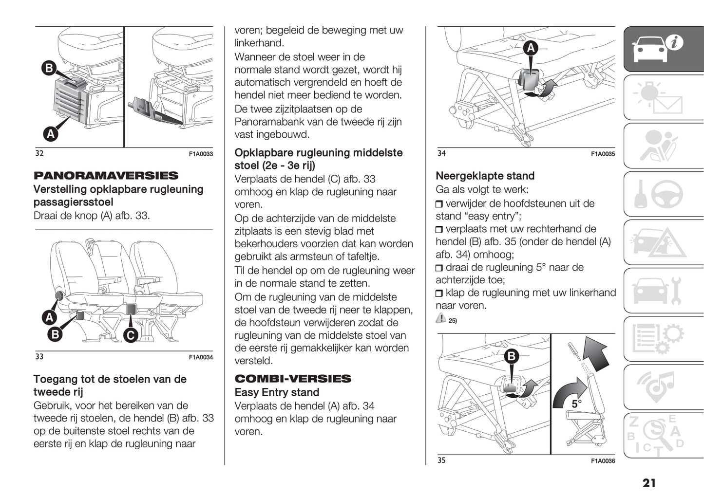 2019 Fiat Ducato Owner's Manual | Dutch