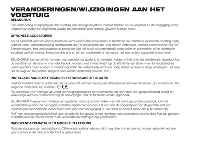 2015-2016 Fiat Doblò Gebruikershandleiding | Nederlands