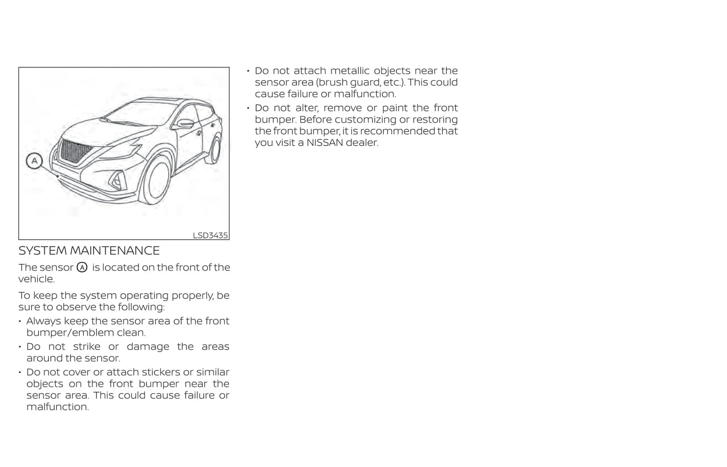 2020 Nissan Murano Owner's Manual | English