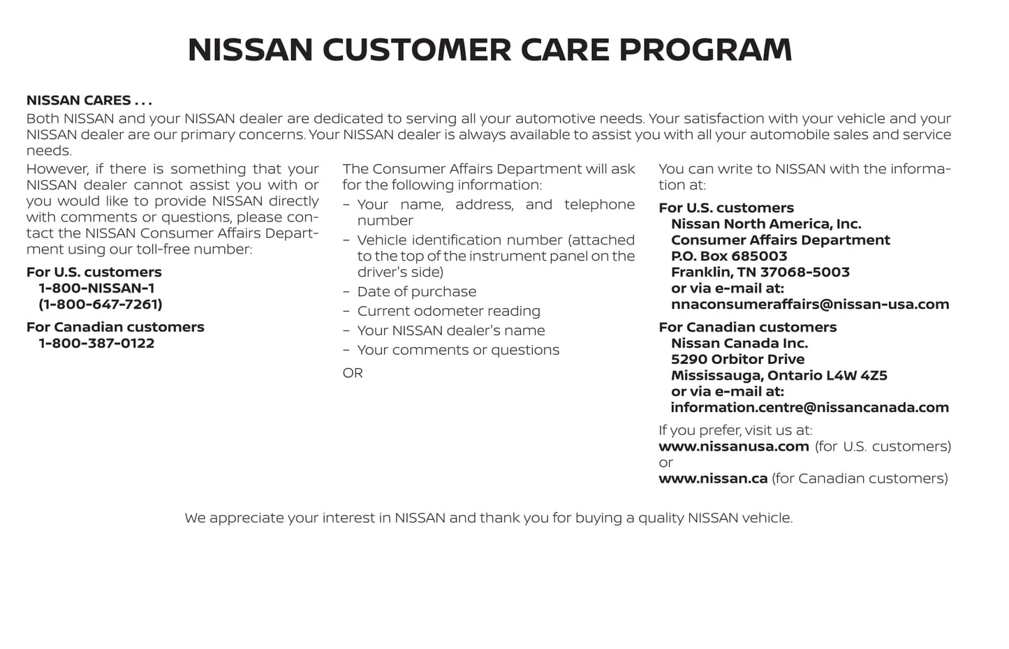 2020 Nissan Murano Bedienungsanleitung | Englisch