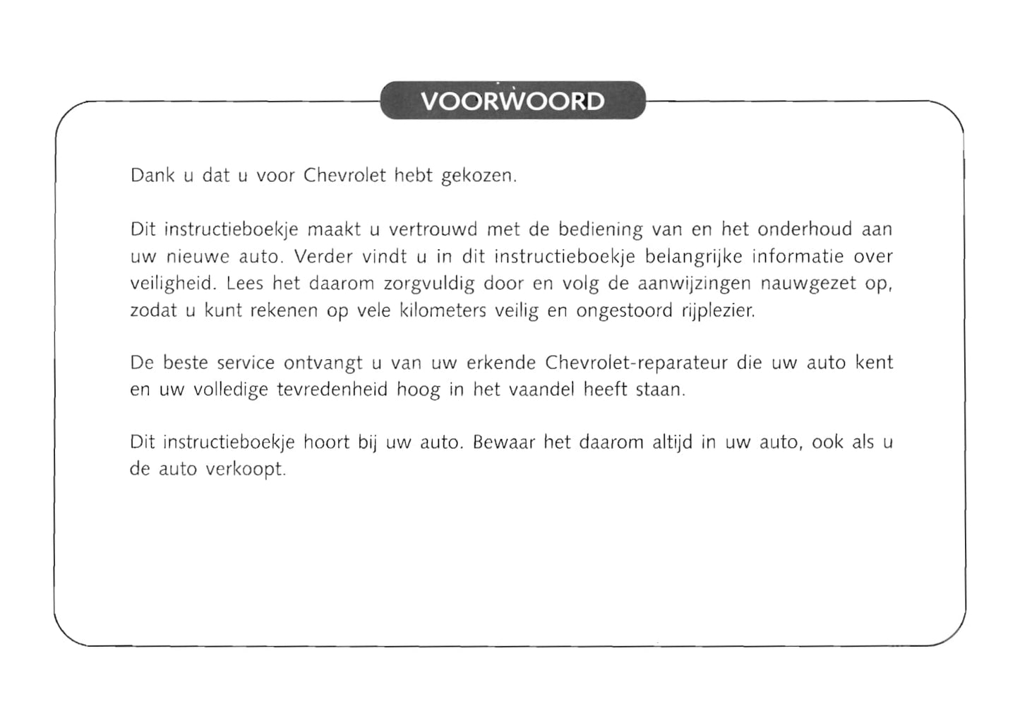 2004-2010 Chevrolet Nubira Gebruikershandleiding | Nederlands