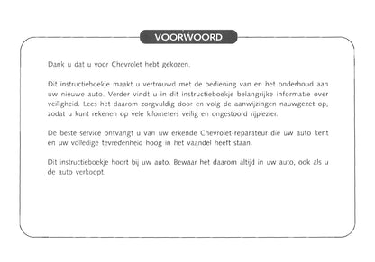 2004-2010 Chevrolet Nubira Gebruikershandleiding | Nederlands