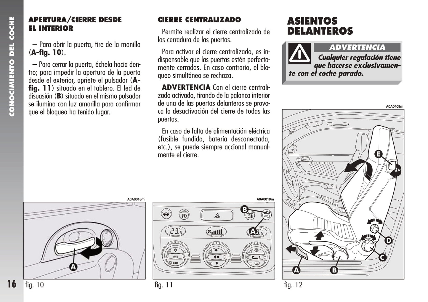 2000-2005 Alfa Romeo 147 Owner's Manual | Spanish