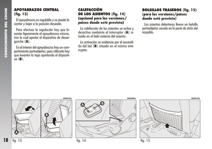 2000-2005 Alfa Romeo 147 Owner's Manual | Spanish