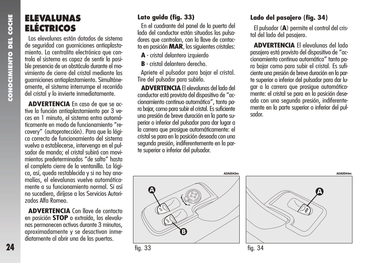 2000-2005 Alfa Romeo 147 Gebruikershandleiding | Spaans