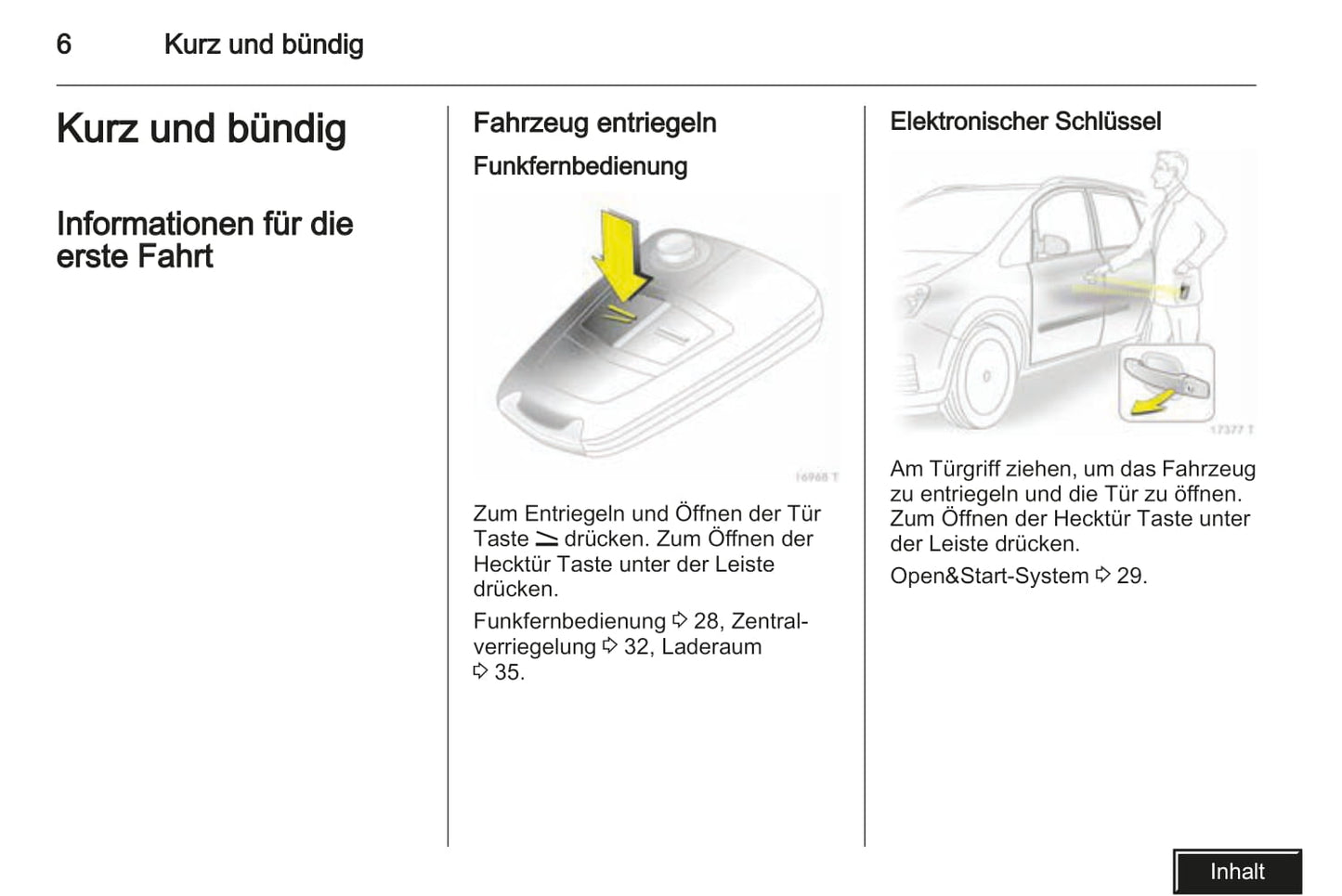 2008 Opel Zafira Owner's Manual | German