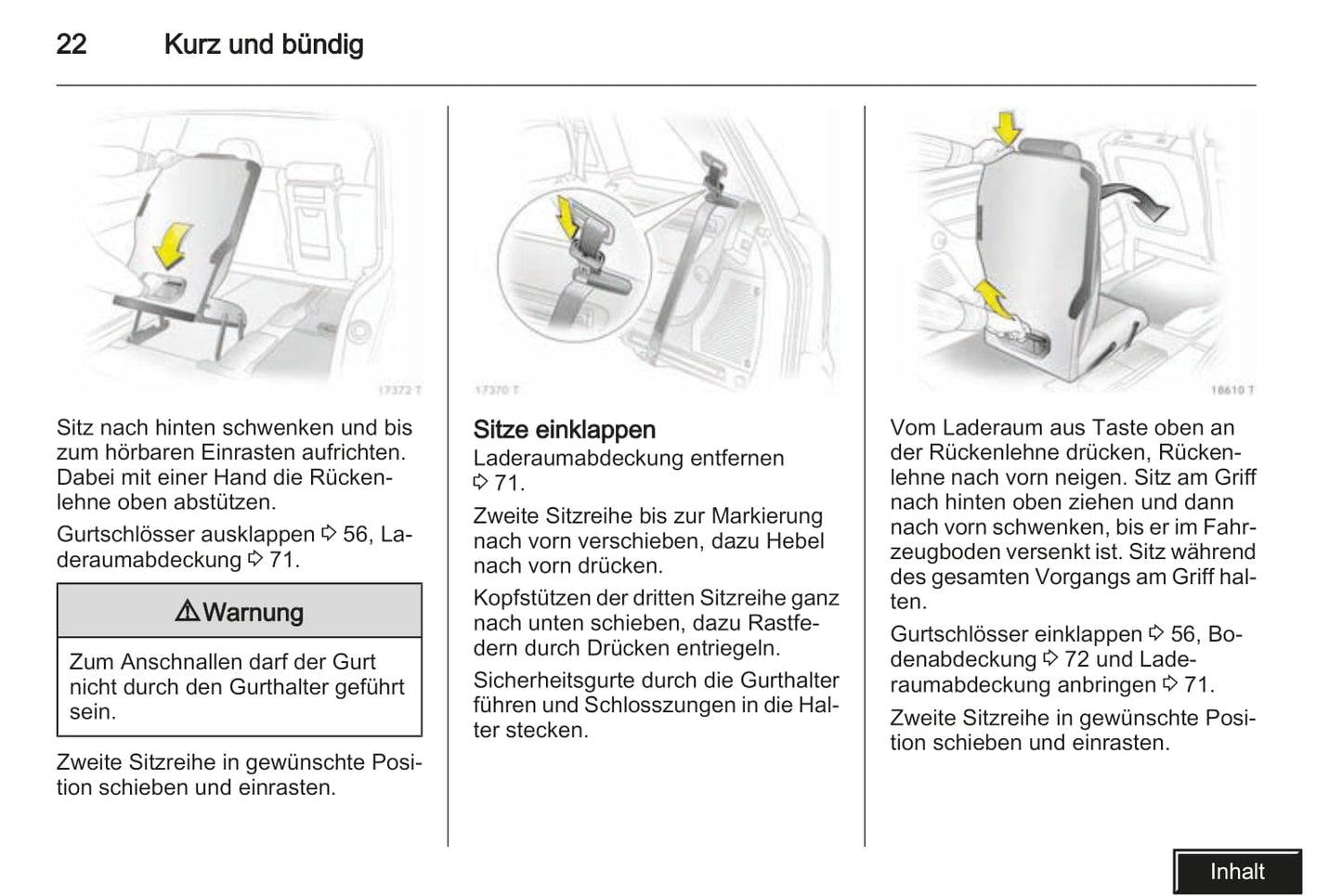 2008 Opel Zafira Bedienungsanleitung | Deutsch