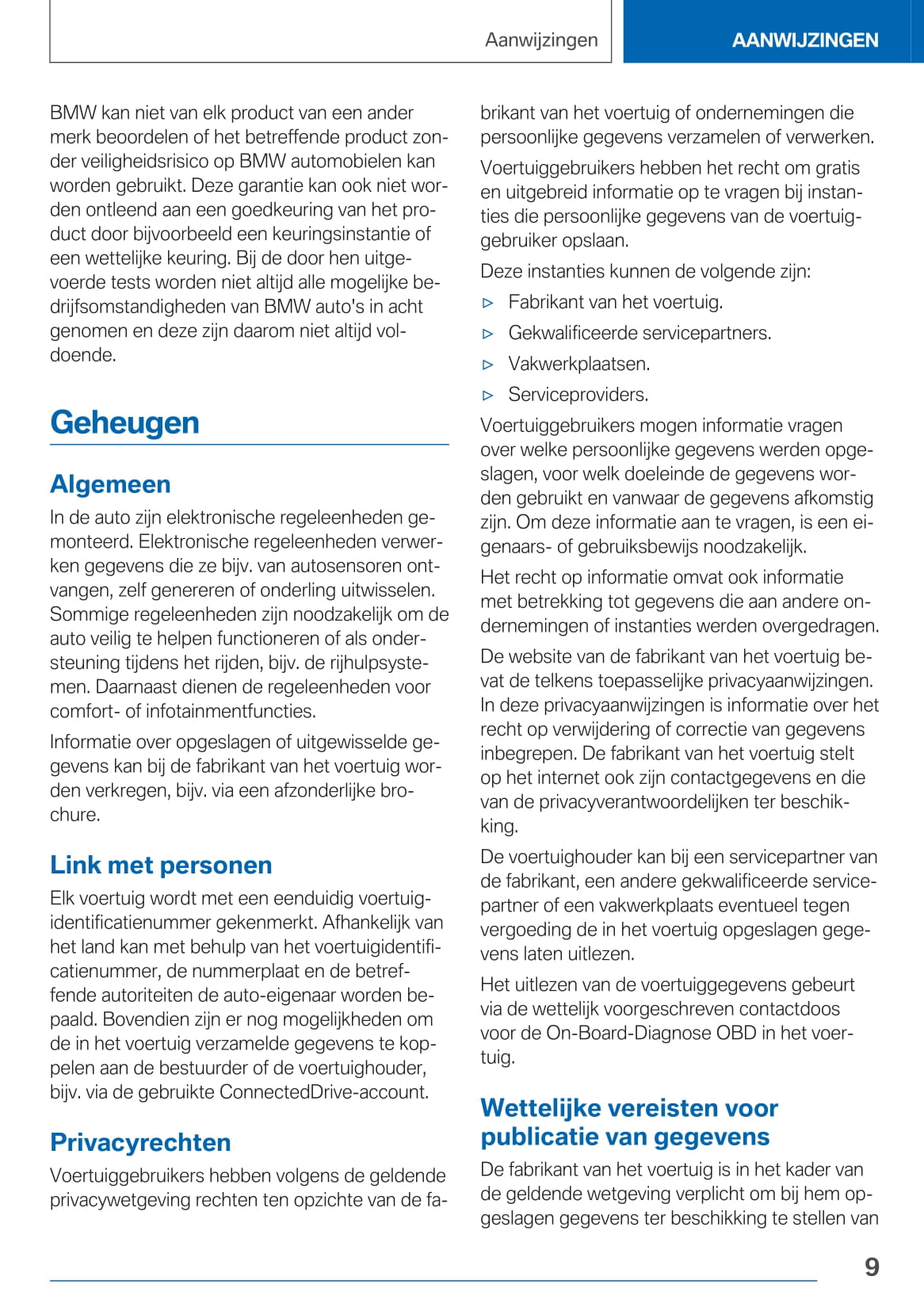 2020 BMW X5 M Bedienungsanleitung | Niederländisch