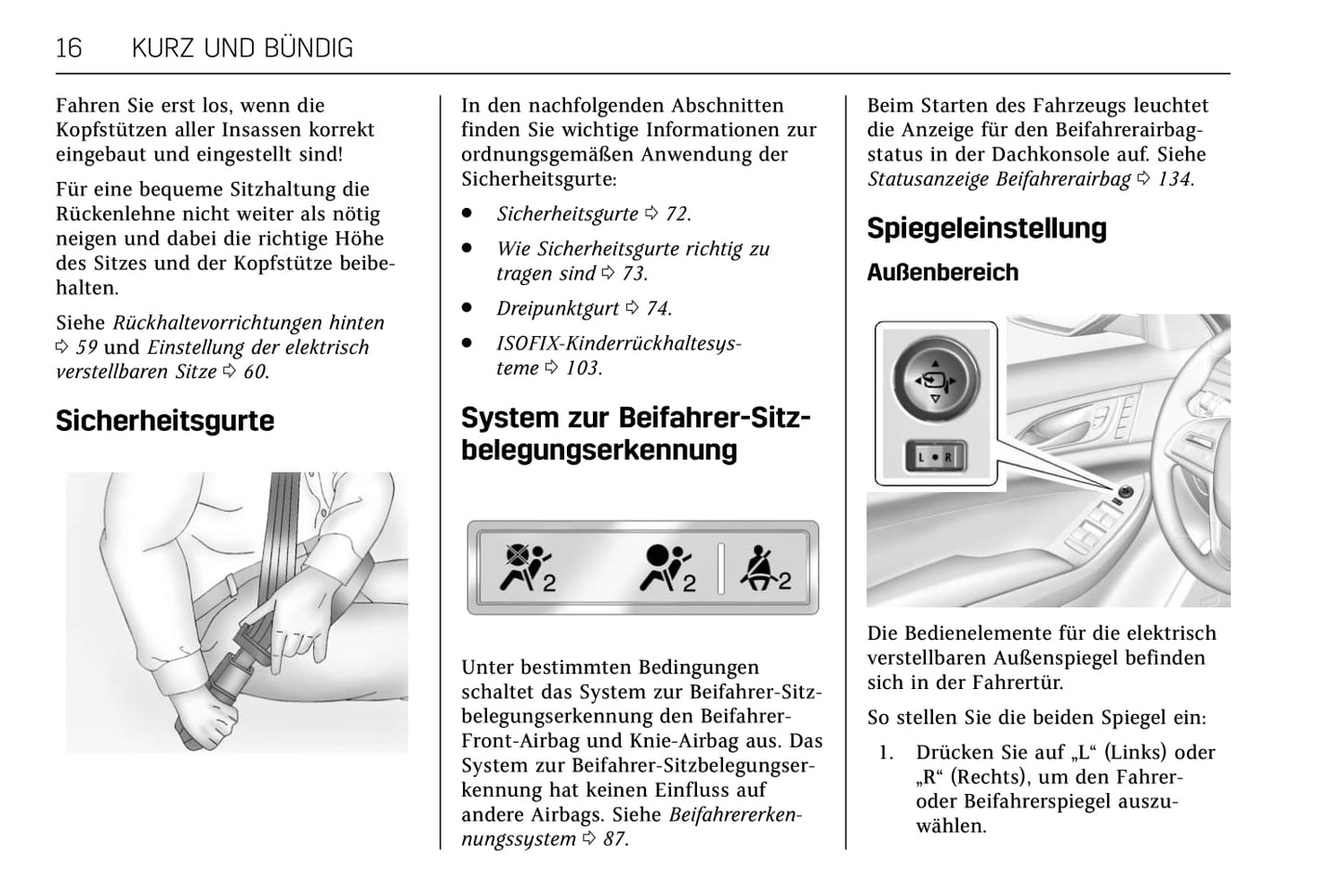 2013-2018 Cadillac CTS/CTS-V Owner's Manual | German