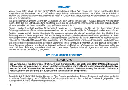 2018-2019 Hyundai Kona Bedienungsanleitung | Deutsch