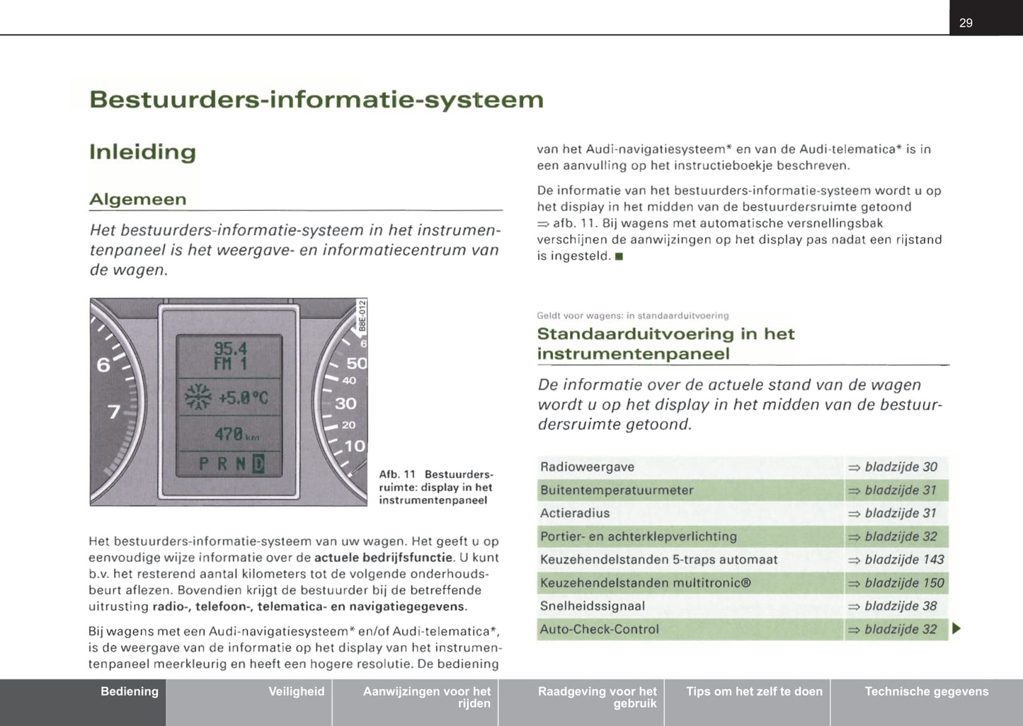 2001-2004 Audi A4 Owner's Manual | Dutch