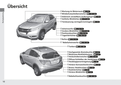2015-2016 Honda HR-V Bedienungsanleitung | Deutsch