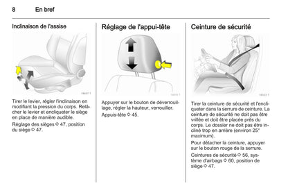 2010-2011 Opel Zafira Manuel du propriétaire | Français