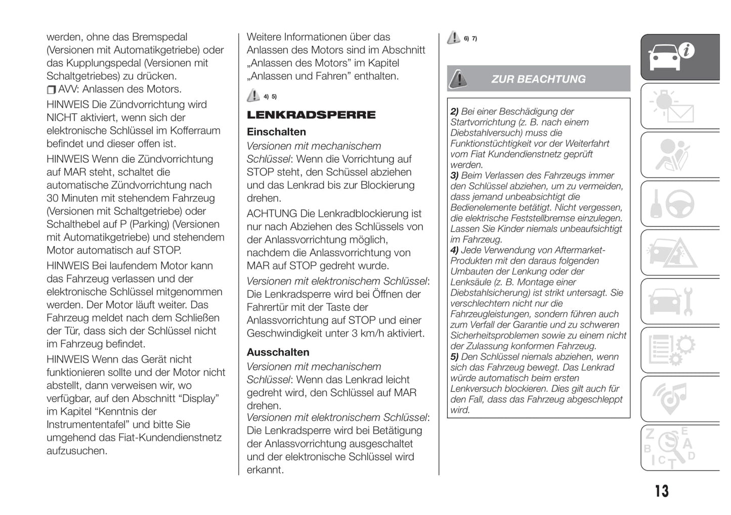 2019-2020 Fiat 500X Gebruikershandleiding | Duits