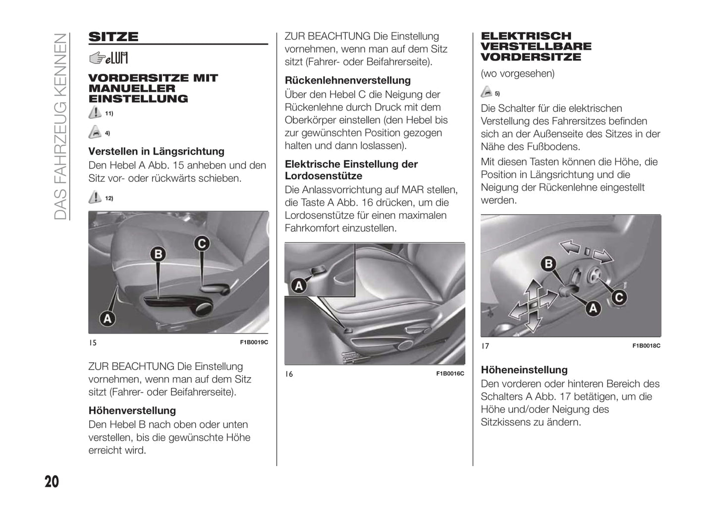 2019-2020 Fiat 500X Gebruikershandleiding | Duits