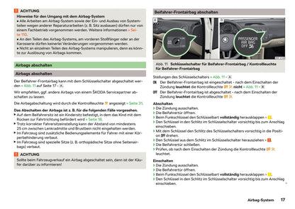 2017-2018 Skoda Citigo Owner's Manual | German