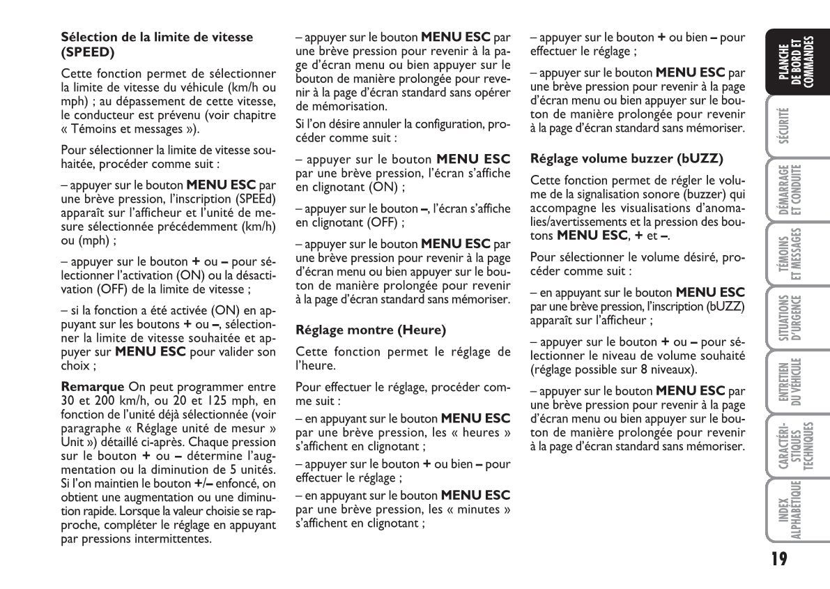 2010-2011 Fiat Grande Punto Bedienungsanleitung | Französisch