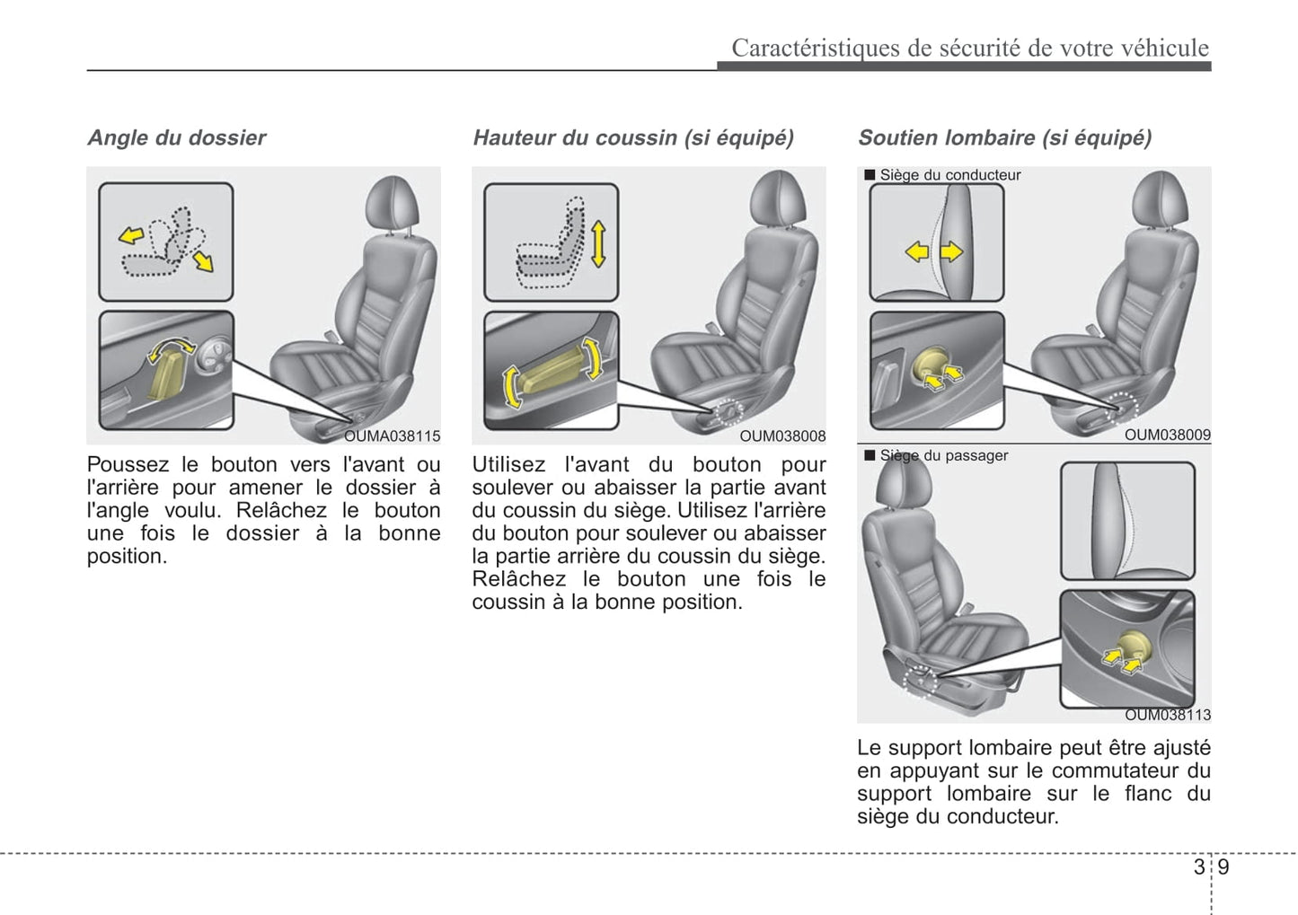 2019 Kia Sorento Owner's Manual | French