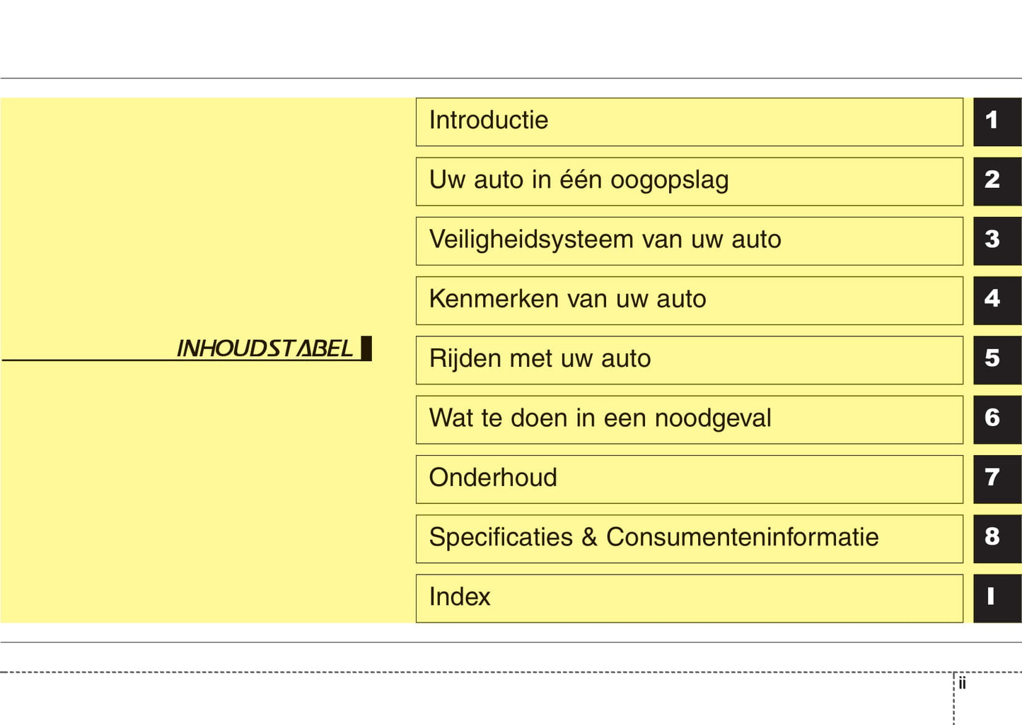 2015-2016 Kia Carens Owner's Manual | Dutch