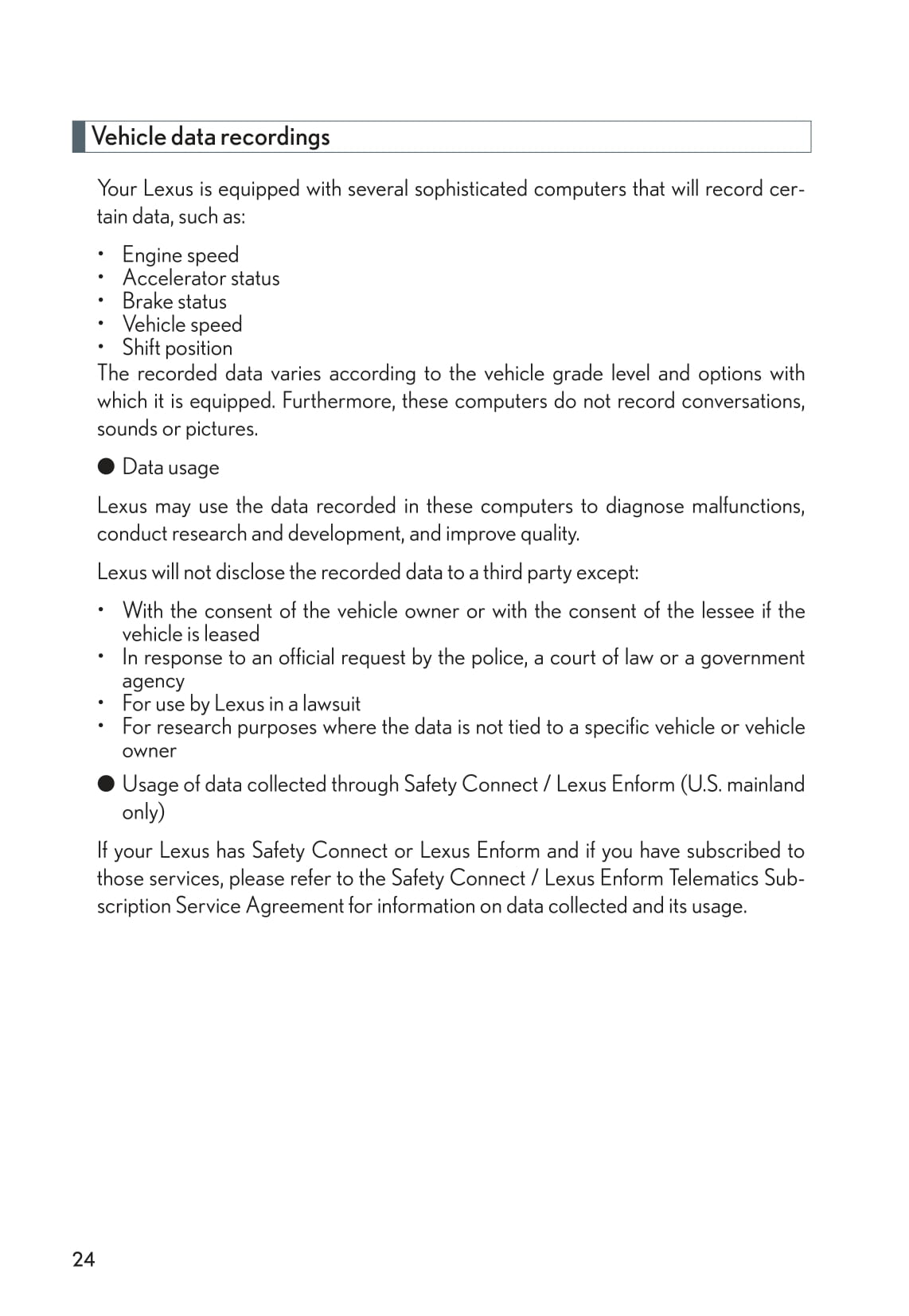 2014 Lexus LX 570 Gebruikershandleiding | Engels