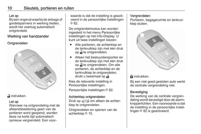 2020-2021 Opel Corsa-e Owner's Manual | Dutch