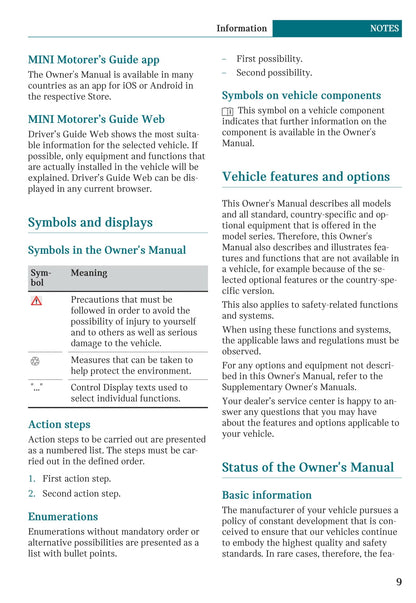 2021 Mini Hardtop Owner's Manual | English
