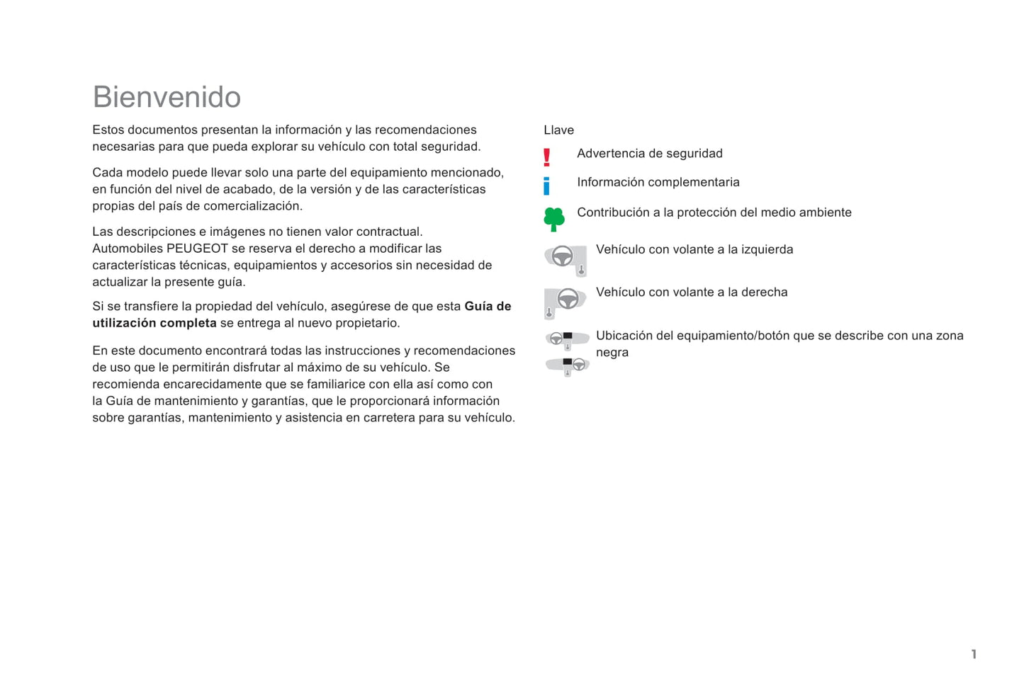 2018-2022 Peugeot 108 Owner's Manual | Spanish