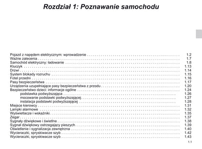 2012-2020 Renault Twizy Manuel du propriétaire | Polonais