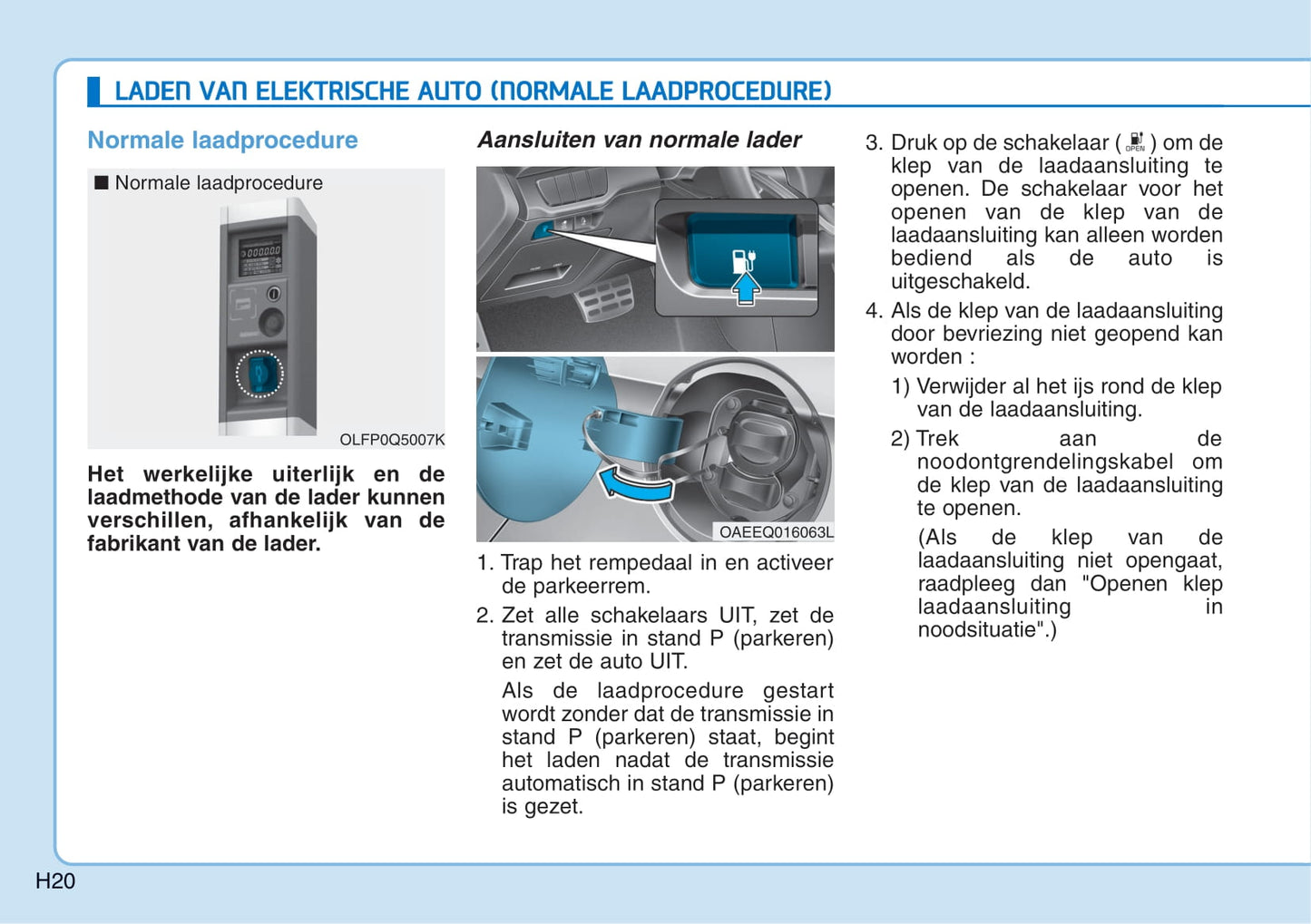 2016-2017 Hyundai Ioniq Electric Gebruikershandleiding | Nederlands