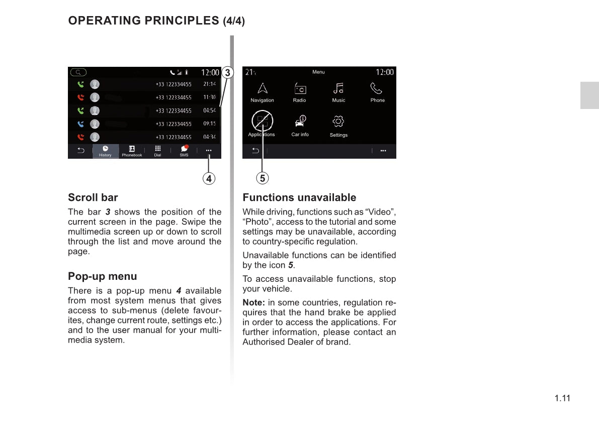 2020 - 2023 Renault Easy Connect Infotainment Manual | English