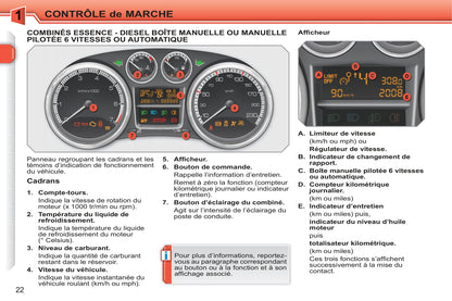 2010-2011 Peugeot 308 Owner's Manual | French