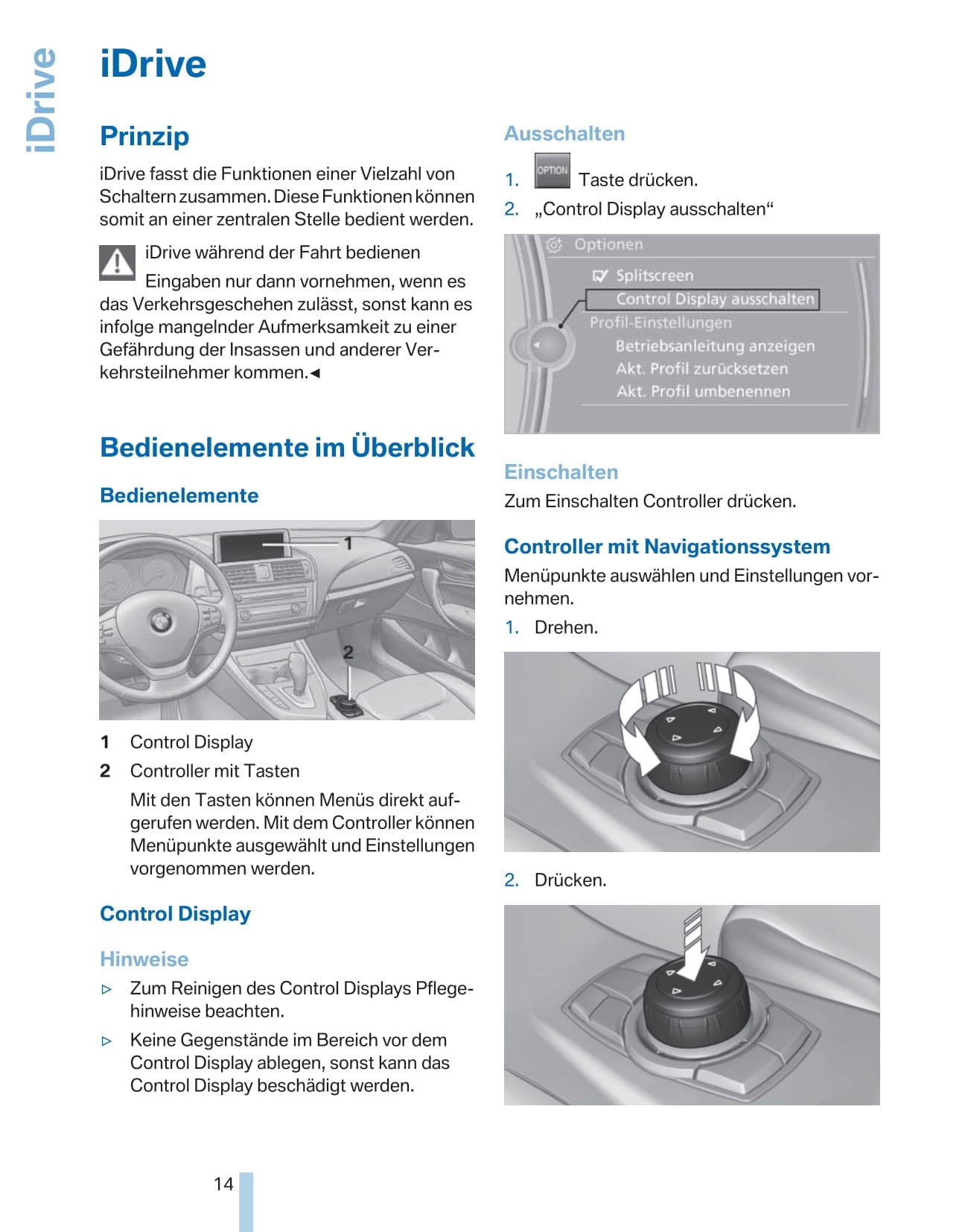 2011-2012 BMW 1 Series Owner's Manual | German