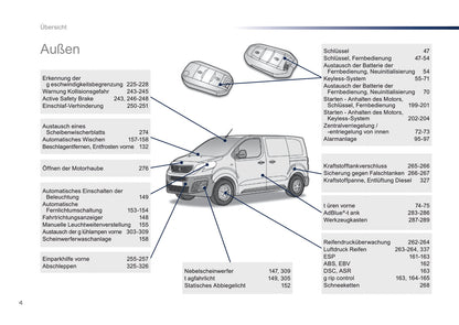 2016-2017 Peugeot Expert Owner's Manual | German