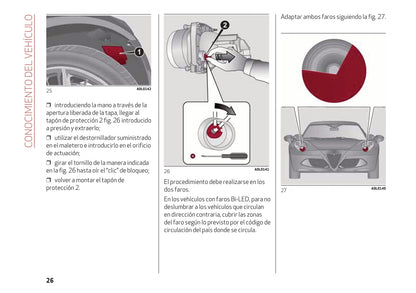 2016-2018 Alfa Romeo 4C Owner's Manual | Spanish
