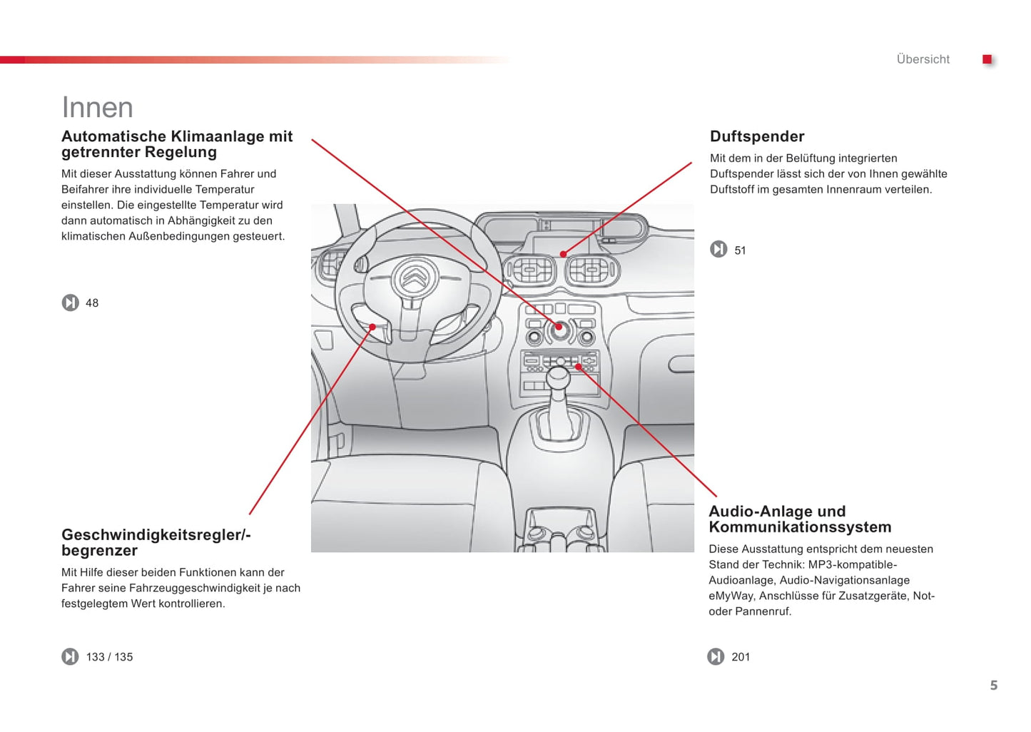 2015-2017 Citroën C3 Picasso Owner's Manual | German