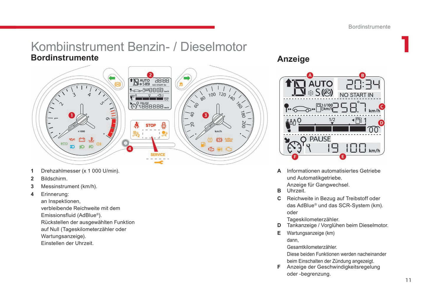 2017 Citroën C-Elysée Bedienungsanleitung | Deutsch