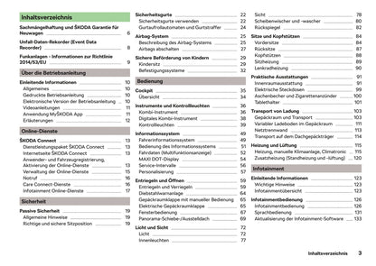 2017-2018 Skoda Octavia Owner's Manual | German