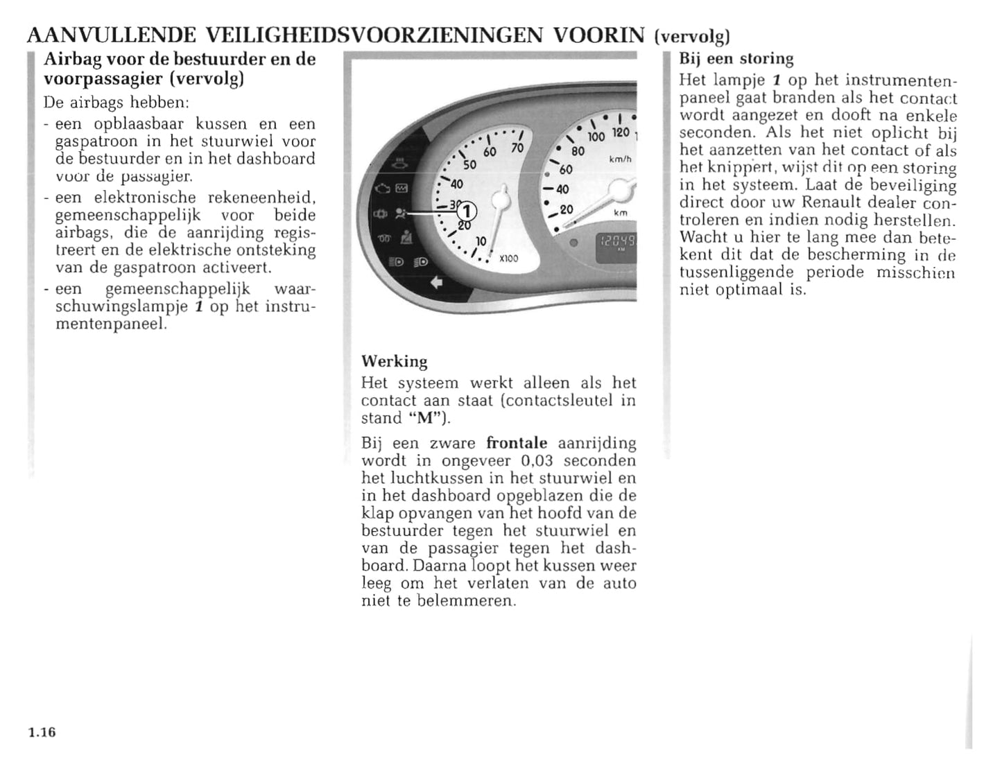 1998-1999 Renault Clio Gebruikershandleiding | Nederlands