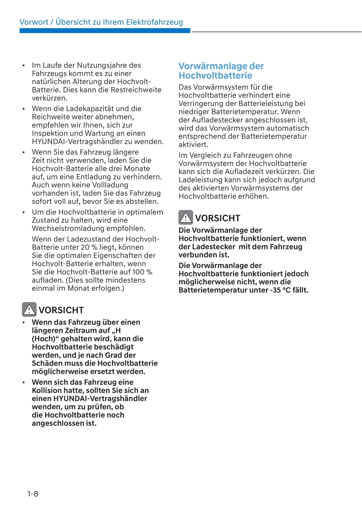 2021-2022 Hyundai Kona Electric Owner's Manual | German